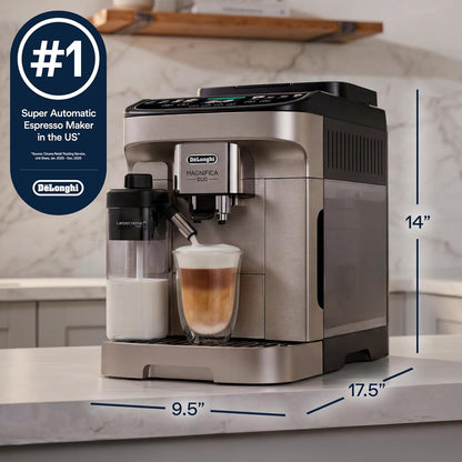 Automatic Espresso Machine with Milk Frother | 20 Hot & Cold Drinks, Built-In Grinder and Touchscreen