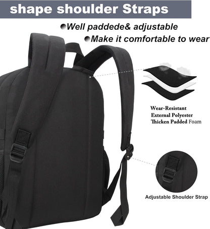 SUPACOOL Lightweight Casual Backpack for Men and Women, Large Backpack for School Boys and Girls
