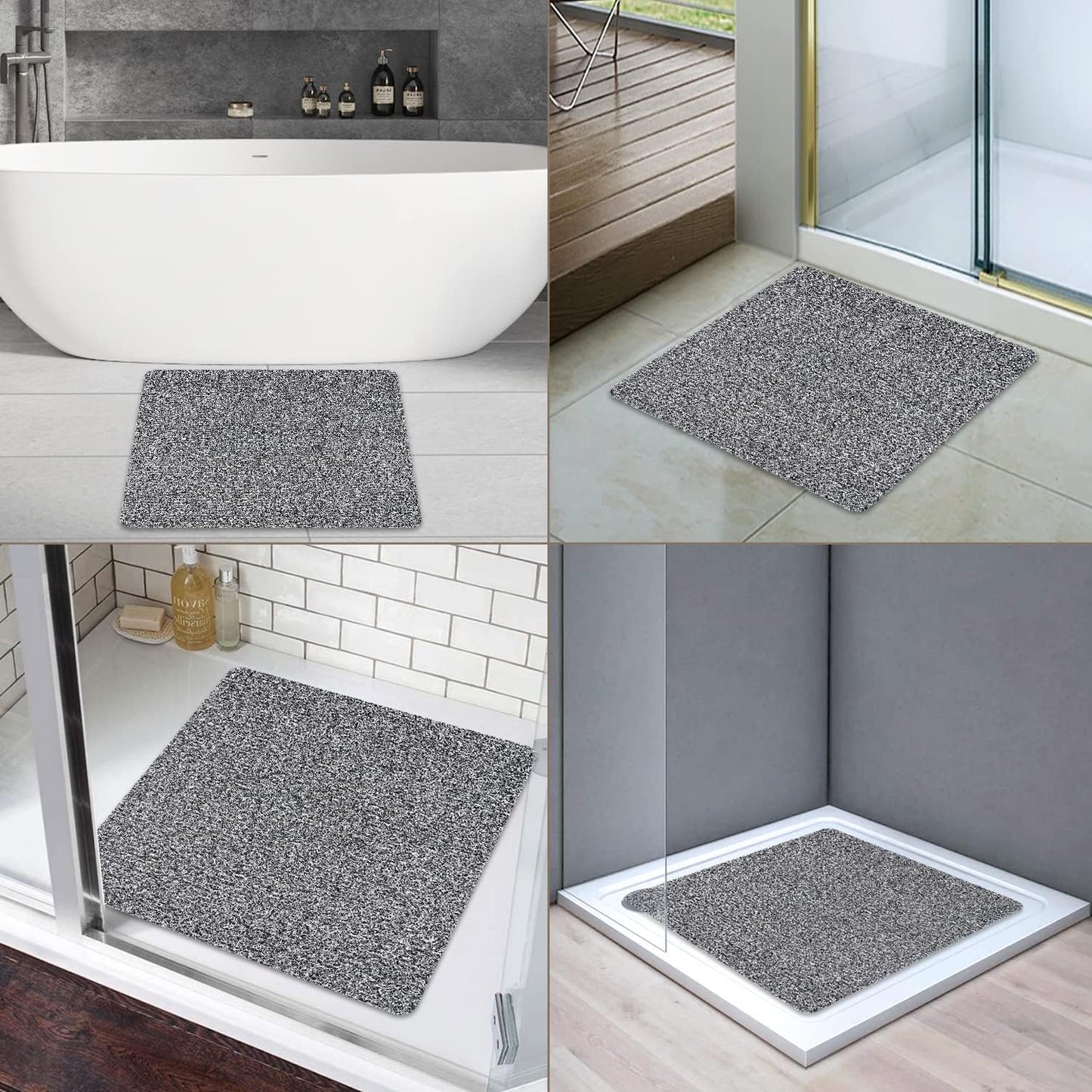 Loofah Mats for Shower, Non Slip | Quick Drying | Soft on Your Feet | Soft Textured Shower Mat Bath Mat Bathtub Mat Massage Mat Loofah Mat for Bathroom,Shower Tub or Wet Areas