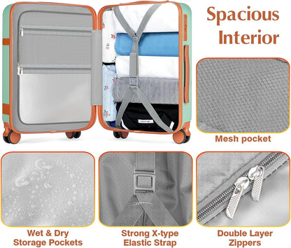 Lumesner Carry on Backpack, Extra Large 40L Flight Approved Travel Backpack for Men & Women