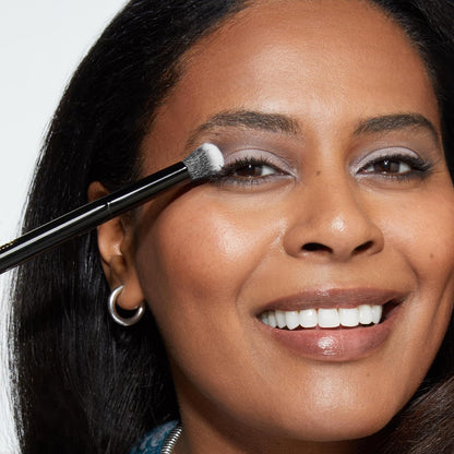 LAURA GELLER NEW YORK Dual-Ended Blush + Bronzer Brush - Blush Bronzer Contour Face Makeup Brush