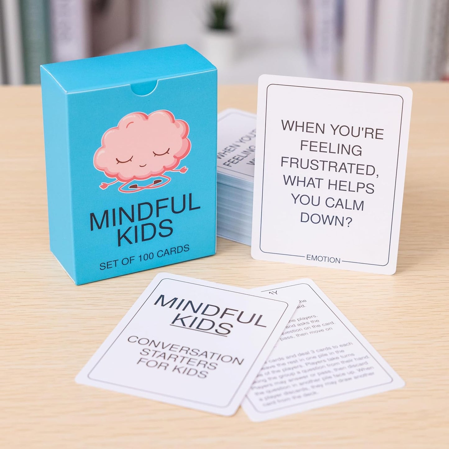 100 Mindfulness Conversation Cards for Kids - Enable Meaningful Conversations with Kids