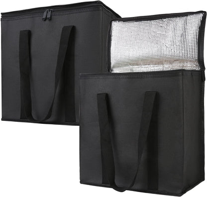 Purilite Select™ Insulated Food Delivery Bag – Extra Large Thermal Carrier for Hot &amp; Cold Food Transport