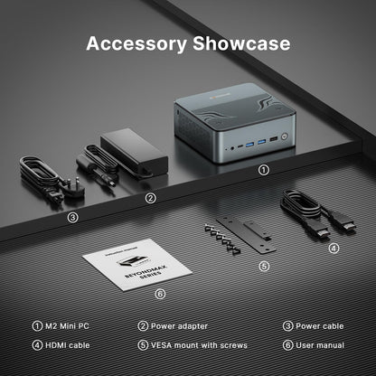 BOSGAME P4 Gaming Mini PC Ryzen 7 5700U 32GB RAM 1TB NVMe M.2 2280 SSD, 11-Pro OS Mini Computers, Micro PC 4K 60Hz Triple Display, HDMI+DP+Type-C, WiFi 6E, BT5.2, PD3.0, Dual 2.5GbE LAN