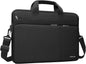 MOSISO 360 Protective Laptop Shoulder Bag Compatible with MacBook Pro 16 2023-2019 M2 A2780 M1 A2485 Pro/Max A2141,15-15.6 inch Notebook,Polyester Sleeve with 3 Front Pockets&Fix Handle&Belt,Black - PuriLite