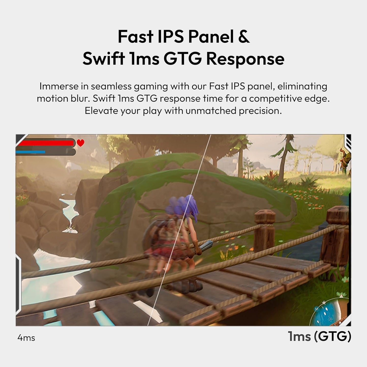 Pixio PX248 Wave 24 inch 200Hz Refresh Rate FHD 1080p Resolution Fast IPS Panel 1ms GTG Response Time Adaptive Sync Gaming Monitor with Adaptive Sync