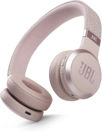 JBL Live 460NC - Wireless On-Ear Noise Cancelling Headphones with Long Battery Life and Voice Assistant Control - Black