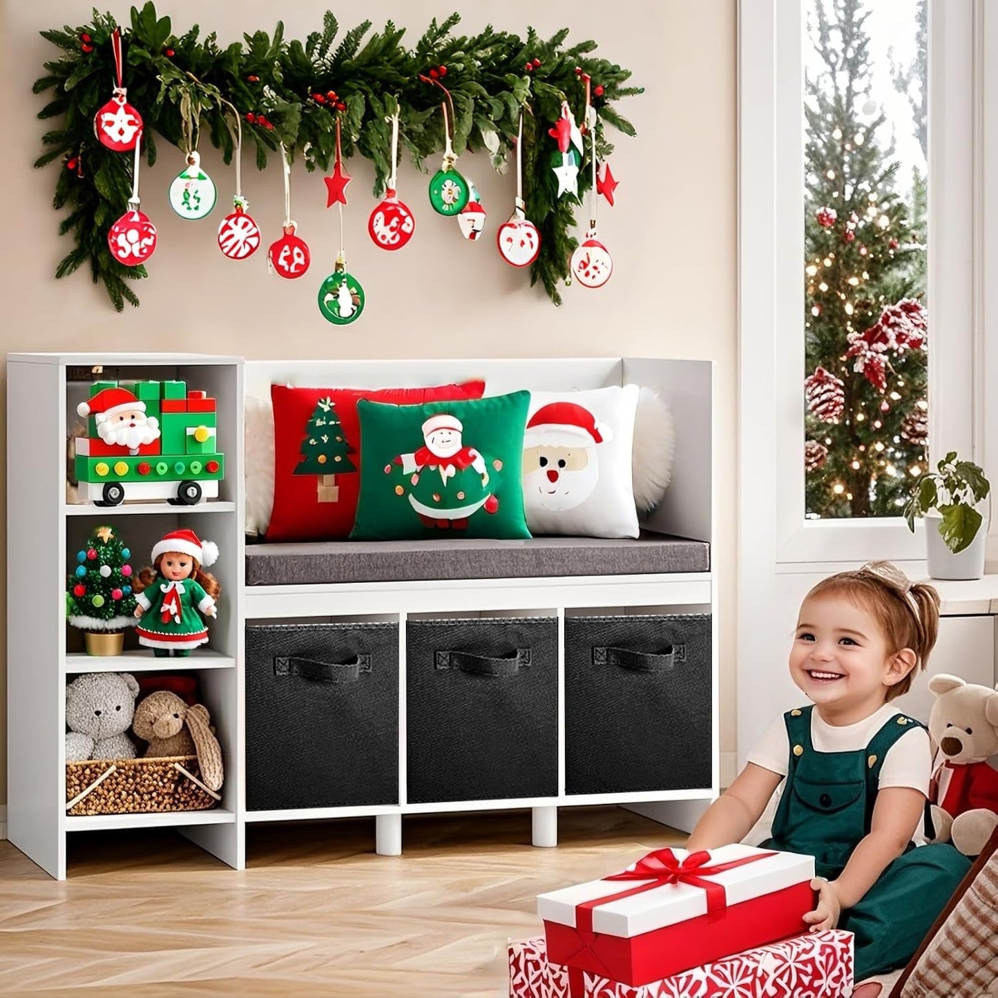 ShellKingdom Storage Bins, Foldable Fabric Storage Cubes And Cloth Organizer Drawer For Closet And Toys, 6 Pack (Lavender+Light Blue+Pink)