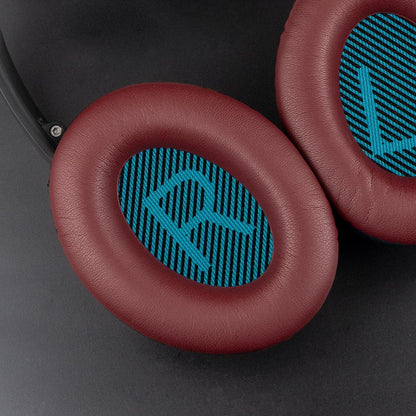 SoloWIT Earpads Cushions for Bose Headphones, Replacement Ear Pads for Bose QuietComfort 15 QC15 QC25 QC2 QC35/Ae2 Ae2i Ae2w/SoundTrue & SoundLink Around-Ear Series - QC25 PL Black&Blue