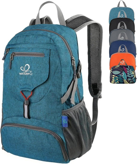 WATERFLY Hiking Backpack 20L Foldable Travel Backpack Lightweight Hiking Daypack for Outdoor Cycling Camping - PuriLite