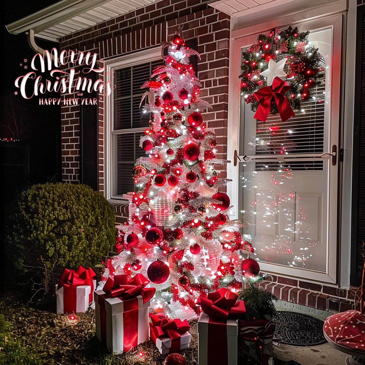 JMEXSUSS 2 Pack 75.5ft Orange Solar Christmas Lights, Total 400 LED Solar String Lights Outdoor Waterproof, 8 Modes Orange Halloween Lights for Tree Patio Garden Thanksgiving Halloween Decorations