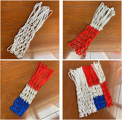 Basketball Net Heavy Duty Basketball Sports Net All Weather Replacement Nets Basketball Backboard Accessories for Standard Rim Hoop Outdoor Indoor