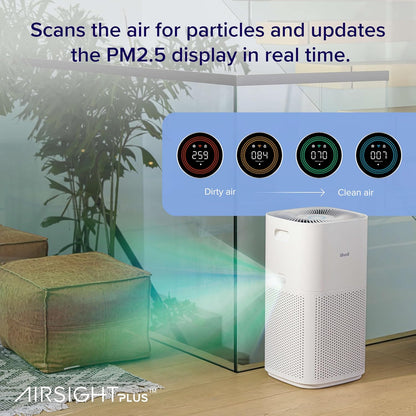 LEVOIT Air Purifiers with Washable Filters for Large Room Bedroom Home, Smart WiFi Air Quality Monitor, HEPA Sleep Mode and Auto Mode, Removes Pet Hairs, Allergies, Pollen, Smoke, Dust, Vital100S