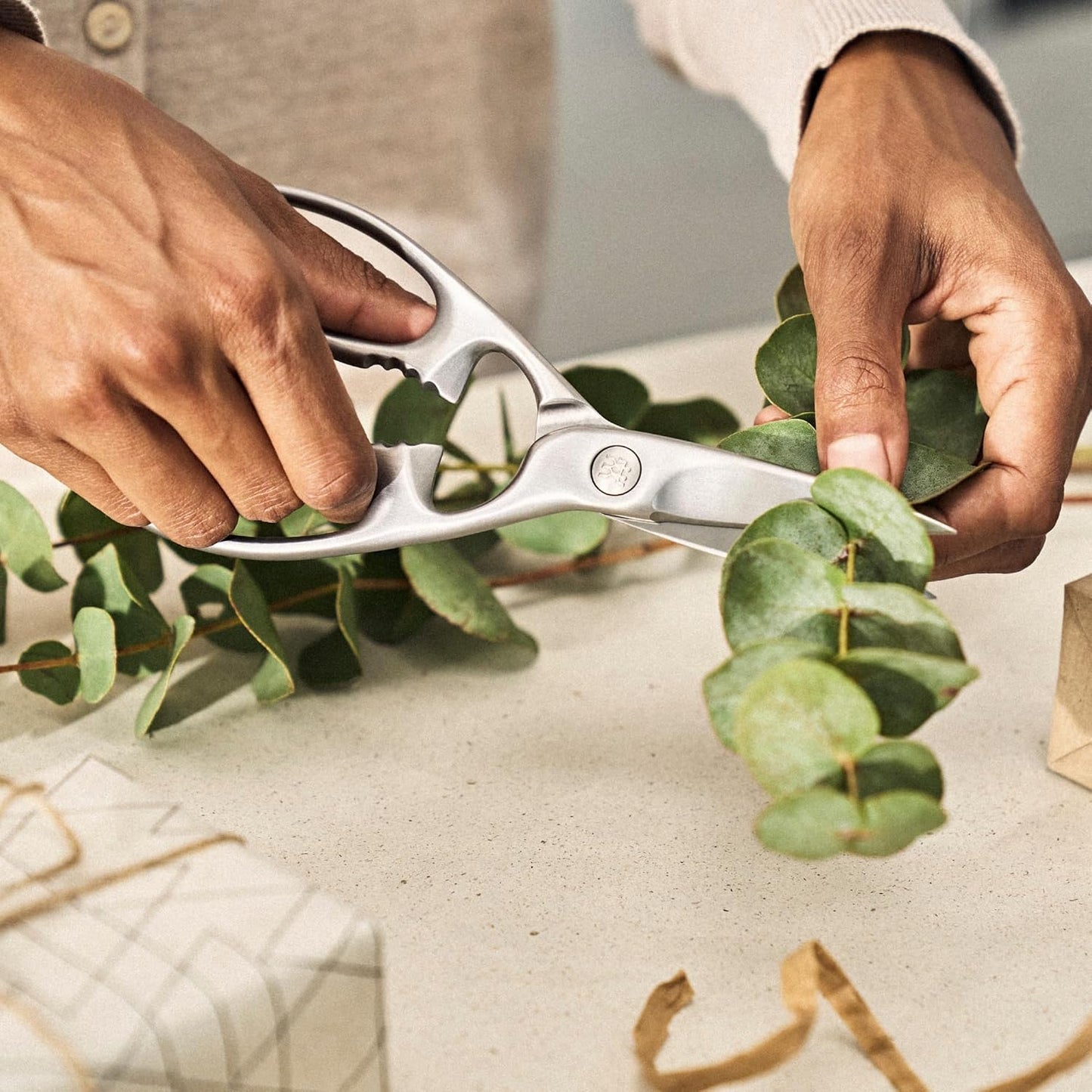 Zwilling Twin Select Kitchen Shears, Multi-Purpose, Bottle Opener, Dishwasher Safe, Heavy Duty, Stainless Steel