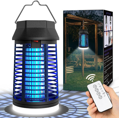 ZENLEA Bug Zapper Outdoor with LED Light, Bug Zapper Indoor, 4200V Mosquito Zapper Outdoor,Waterproof Mosquito Killer, Electric Fly Zapper Fly Traps for Camping Backyard Patio Garden, Plug-in