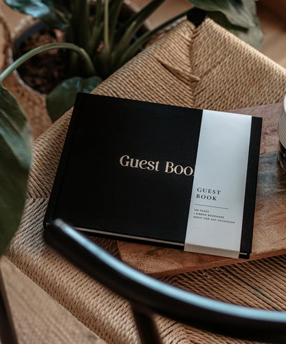 Lamare Wedding Guest Book – Elegant Guest Book for Party, Baby Shower Guest Book & Polaroid Guest Book for Wedding