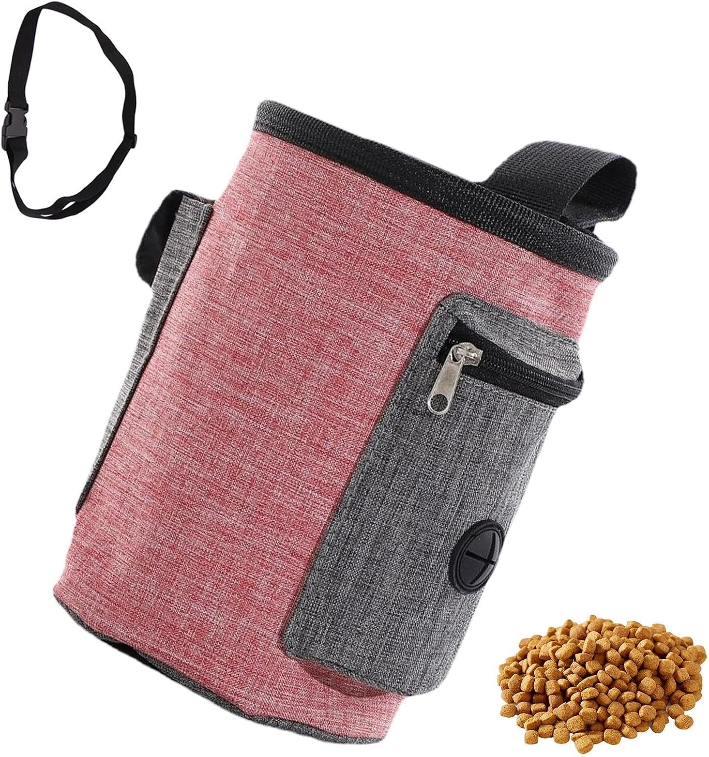 Dog Treat Pouch Bag | Portable Dog Treat Snack Bag Pouch | Dog Treat Carrier Holder, Treat Storage Holder for Travel Dog Walking Puppy Training