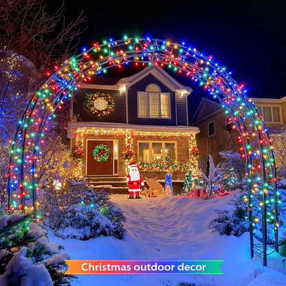 JMEXSUSS 2 Pack 75.5ft Orange Solar Christmas Lights, Total 400 LED Solar String Lights Outdoor Waterproof, 8 Modes Orange Halloween Lights for Tree Patio Garden Thanksgiving Halloween Decorations