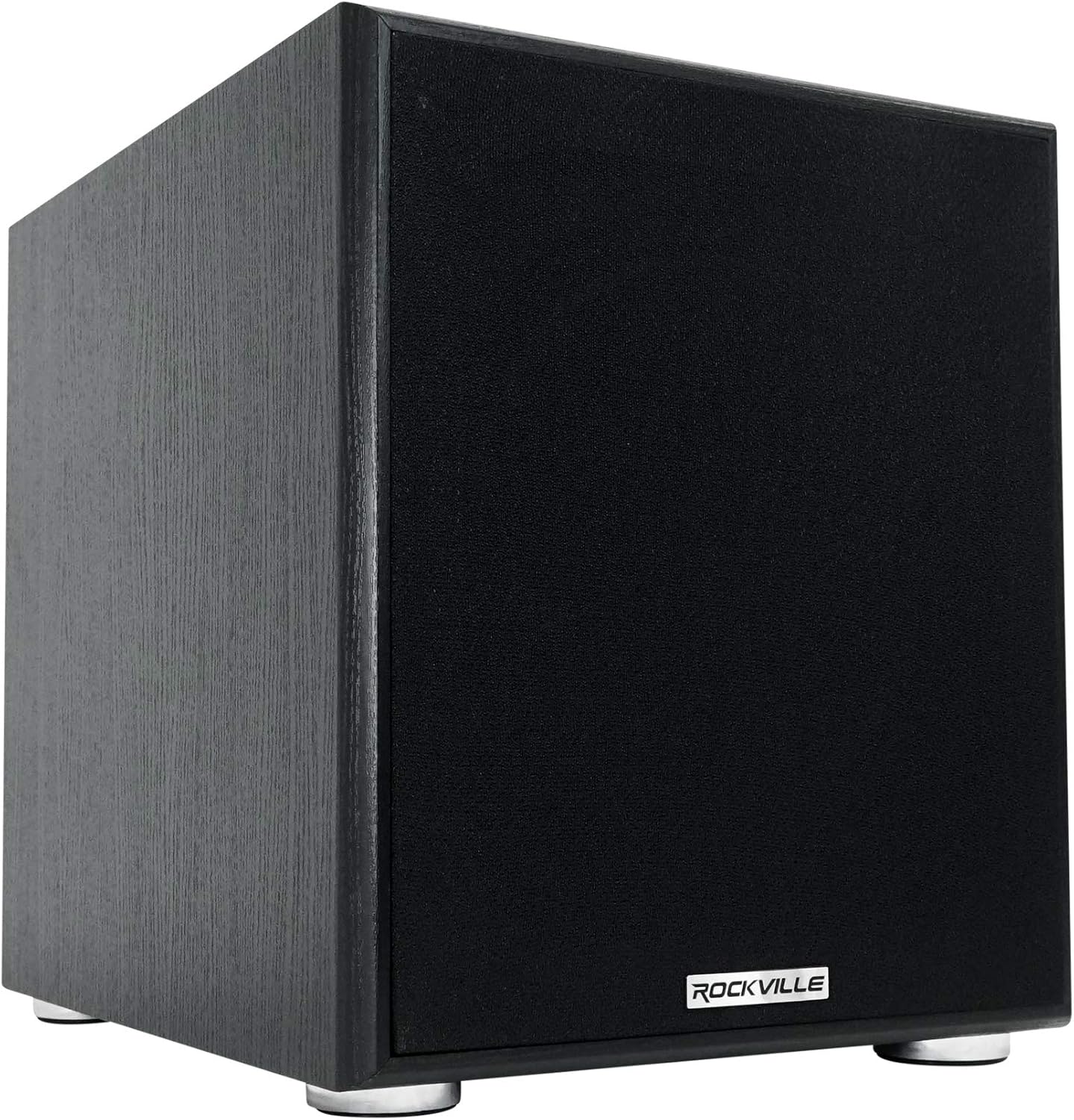 Rockville Rock Shaker 10" Inch Black 600w Powered Home Theater Subwoofer Sub