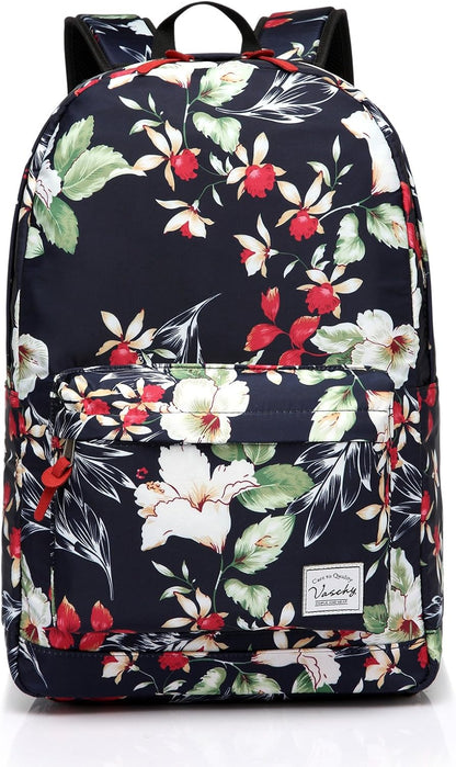VASCHY Lightweight School Backpack for Women with Sleeve for 14" Laptop