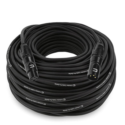 Balanced XLR Cable Male to Female - 6 Feet Pink - Pro 3-Pin Microphone Connector for Powered Speakers, Audio Interface or Mixer for Live Performance & Recording