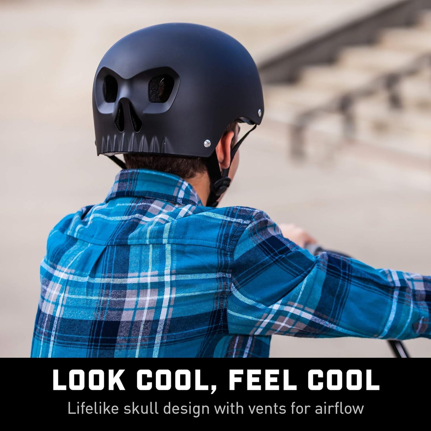 Mongoose MG77927-2 Boys Street Youth Skull Hardshell