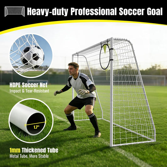 Suteck 6x4 Soccer Goal for Backyard