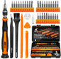 JOREST 38-Piece Precision Screwdriver Set S2 Steel, Magnetic Security Bit Repair Tool Kit with Torx, Triwing & Pentalobe - PuriLite