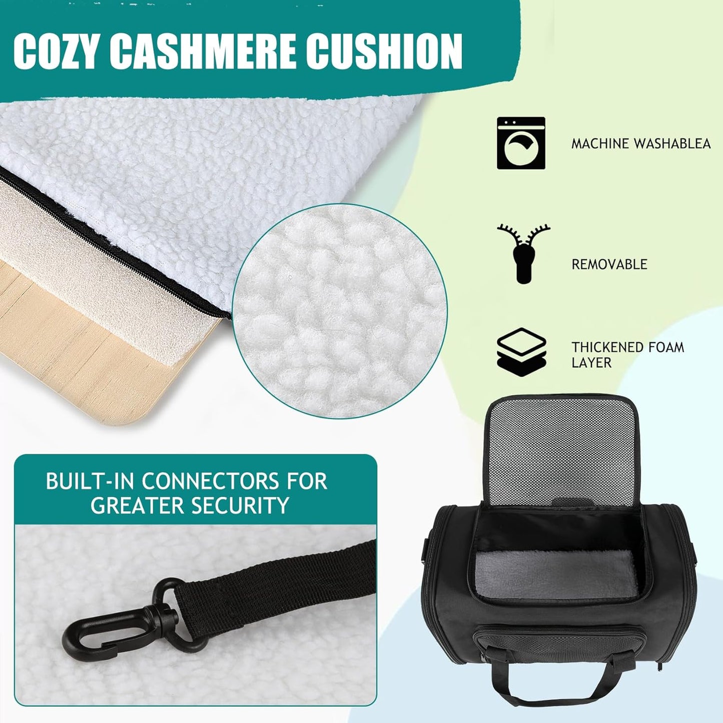 Top tasta Dog Cat Carrier Pet Carriers for Small Medium Large Cats Dogs Carrier Soft Sided Small Puppy Dog Carrier Portable Foldable Airline Approved Dog Cat Travel Carrier Grey Medium