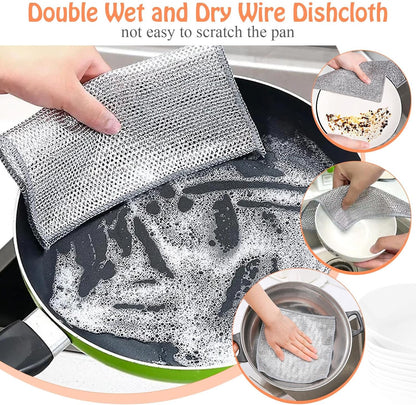 Purilite Select – Worldity 50Pcs Double-Sided Dishwashing Rags