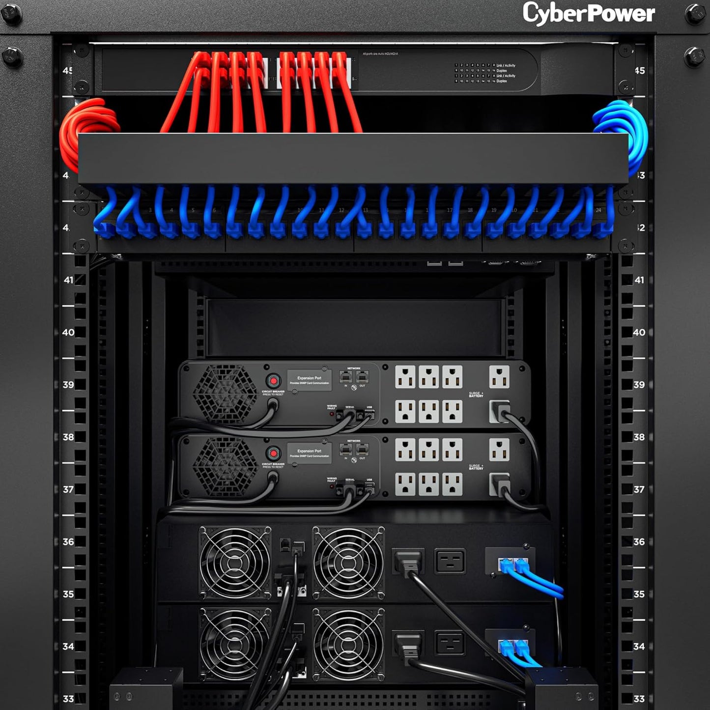 CyberPower CP1500PFCLCD PFC Sinewave UPS System, 1500VA/1000W, 12 Outlets, AVR, Mini Tower, Black
