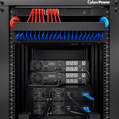 CyberPower CP1500PFCLCD PFC Sinewave UPS System, 1500VA/1000W, 12 Outlets, AVR, Mini Tower, Black