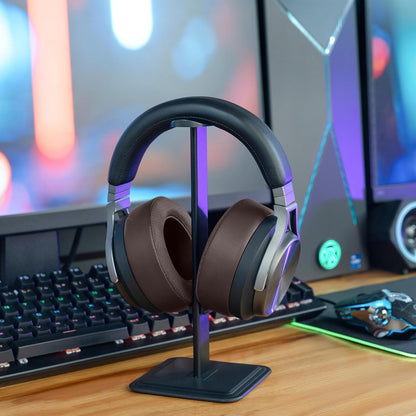 WC Freeze Virtuoso - Hybrid Fabric Cooling Gel Replacement Earpads for Corsair Virtuoso Gaming Headset, Made by Wicked Cushions, Improved Durability, Thickness and Sound Isolation | Red Prism