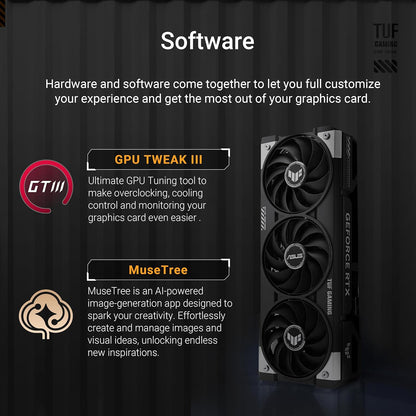 The SFF-Ready ASUS Prime GeForce RTX™ 5060 Ti 16GB GDDR7 OC Edition Graphics Card (PCIe® 5.0, 16GB GDDR7, HDMI®/DP 2.1, 2.5-Slot, Axial-tech Fans, Dual BIOS)