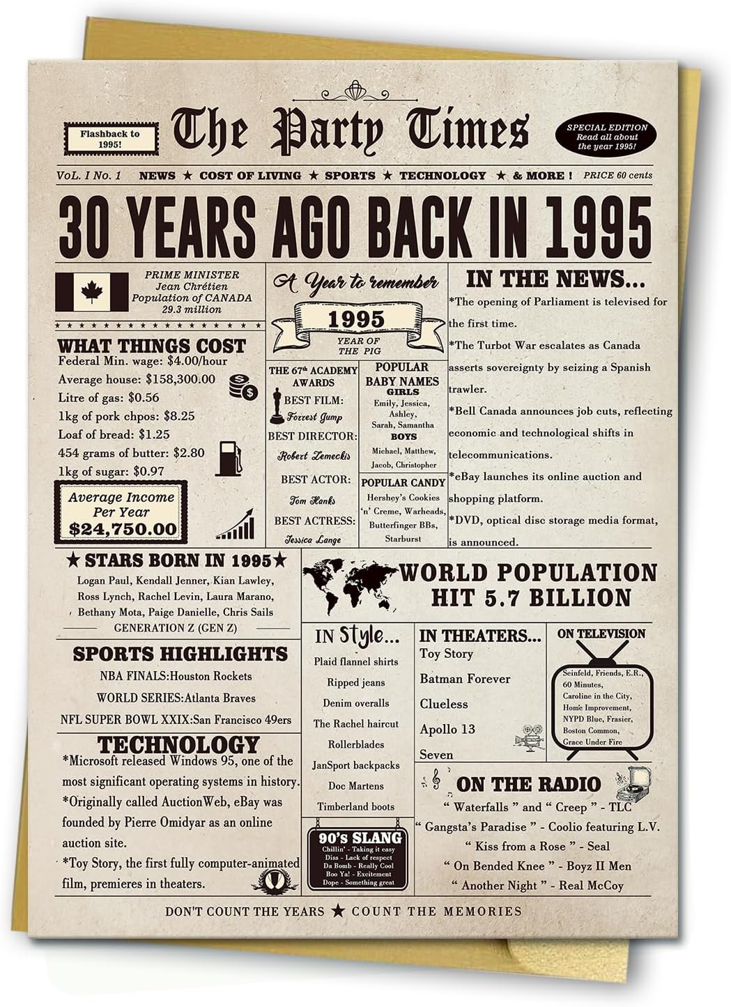 Large 50 Years Old Birthday Gifts for Women Men,Happy 50th Birthday Card for Husband Wife, Retro 50 Years Old Birthday Gifts for Mom Dad