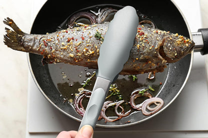 Purilite Select Silicone &amp; Stainless Steel Kitchen Tongs