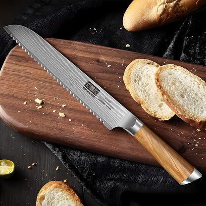 HOSHANHO Damascus Fillet Knife 7 Inch, Professional VG-10 Super Steel Boning Knife, Ultra Sharp Fish Knife with Ergonomic Handle