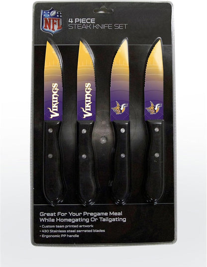 The Sports Vault by Inglasco NFL Chicago Bears Steak Knives