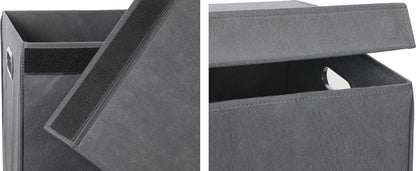 SimpleHouseware Double Laundry Hamper with Lid and Removable Laundry Bags, Beige