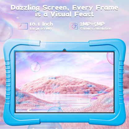 SGIN 10 Inch Tablet, 4GB RAM 128GB ROM, Android 13 Tablet, Octa-Core 2.0Ghz Processor, 1280 * 800 IPS, 2MP+8MP Camera, 6000mAh, GPS, WiFi, Bluetooth (Blue)