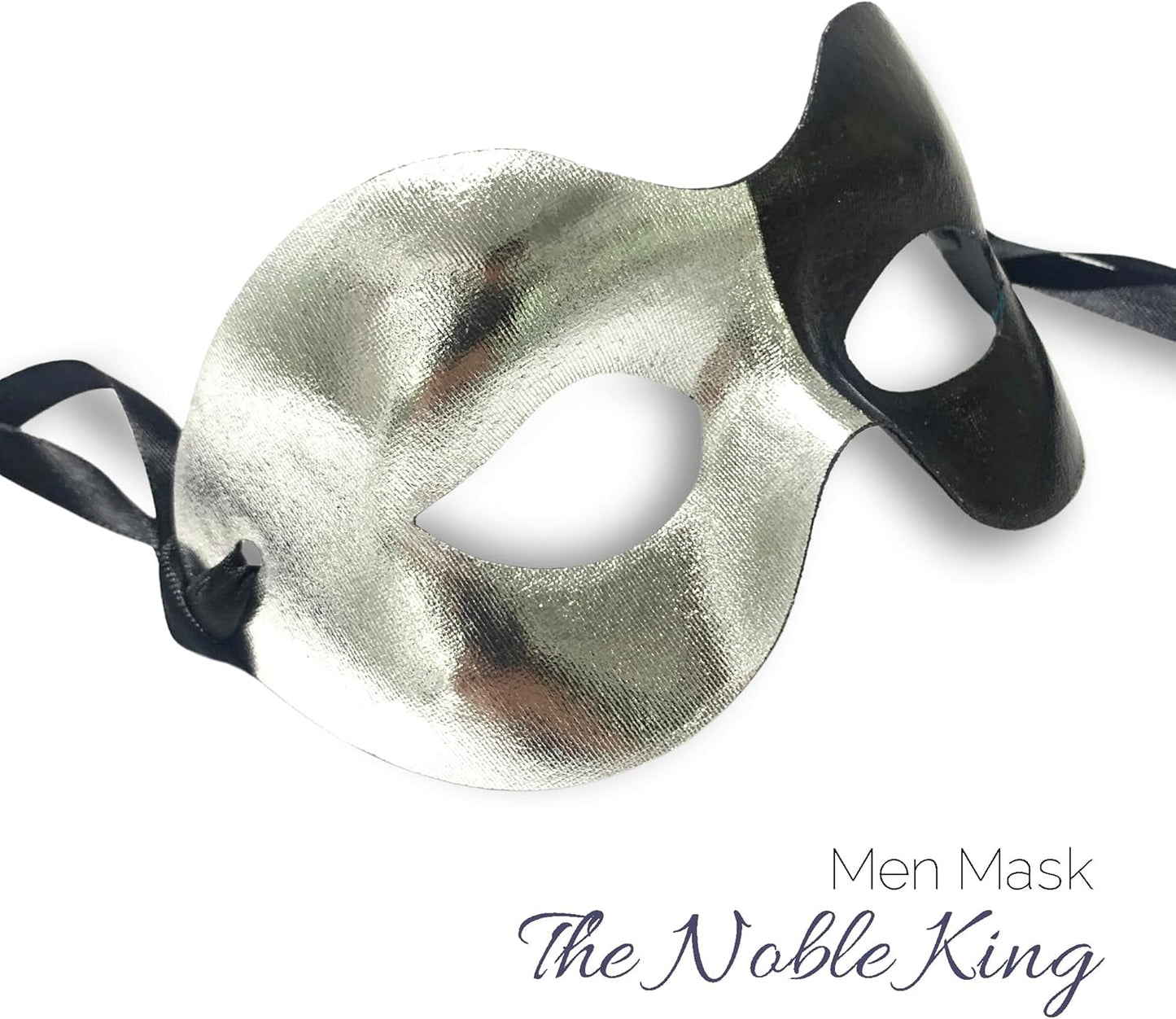 Masquerade Mask for Couples Women and Men - 2 Pack Venetian Gold and Black Lace, Mardi Gras Mask