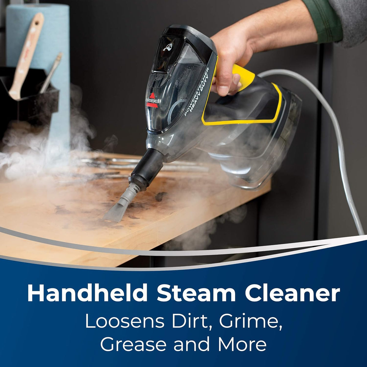 BISSELL Power Steamer Heavy Duty 3-in-1 Steam Mop, 2685B