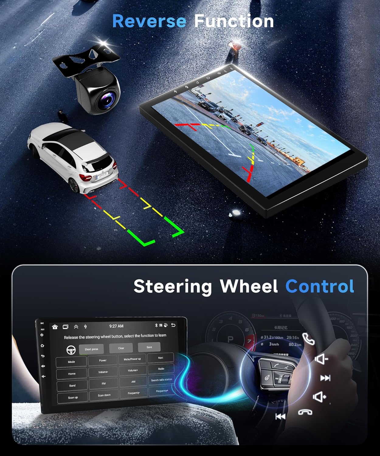 8 Core 6G 128G Android Car Stereo for Honda Civic 2006-2011 Wireless Carplay Android Auto, 10.1’’ Touchscreen Car Radio with Bluetooth GPS Navigation WiFi Mirror Link FM/RDS DSP AHD Backup Camera SWC
