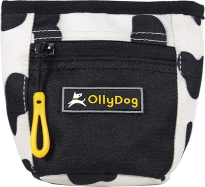 OllyDog Goodie Treat Bag, Dog Treat Pouch, Waist Belt Clip for Hands-Free Training, Magnetic Closure, Dog Training and Behavior Aids, Three Ways to Wear (Raven S'25)