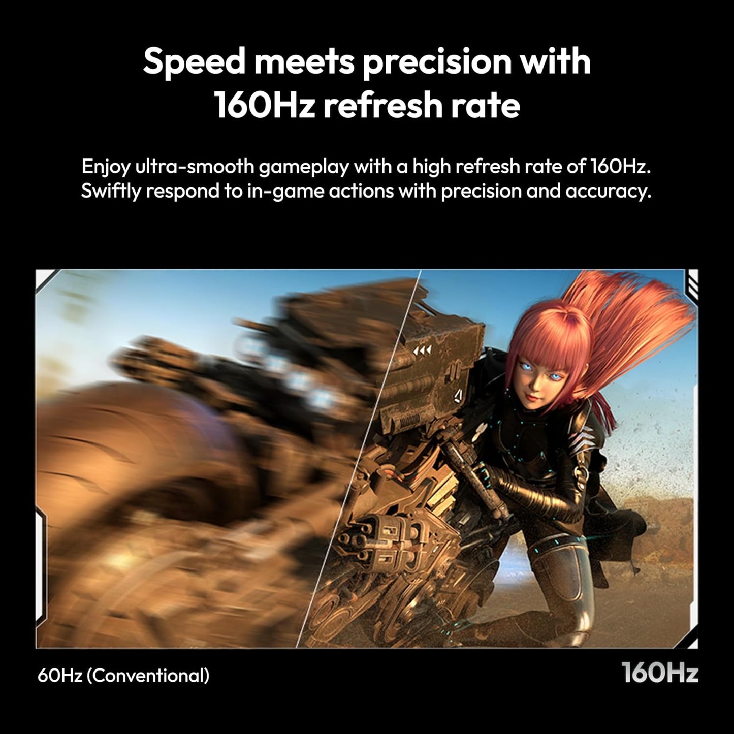 Pixio PX248 Wave 24 inch 200Hz Refresh Rate FHD 1080p Resolution Fast IPS Panel 1ms GTG Response Time Adaptive Sync Gaming Monitor with Adaptive Sync