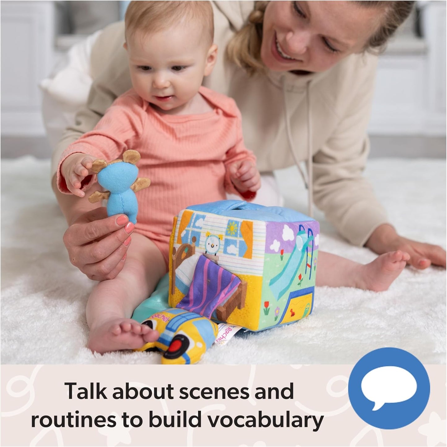 Ms. Rachel Official Speak & Sing Doll, 16” Tall Interactive Toy with 4 Songs & 16+ Phrases, Toddler Toys for Girls & Boys Ages 6 Months to 3+ Years