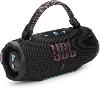 JBL Charge 5 Portable Bluetooth Speaker with Deep Bass, IP67 Waterproof and Dustproof, Up To 20 Hours of Playtime, Built-in Powerbank - Black