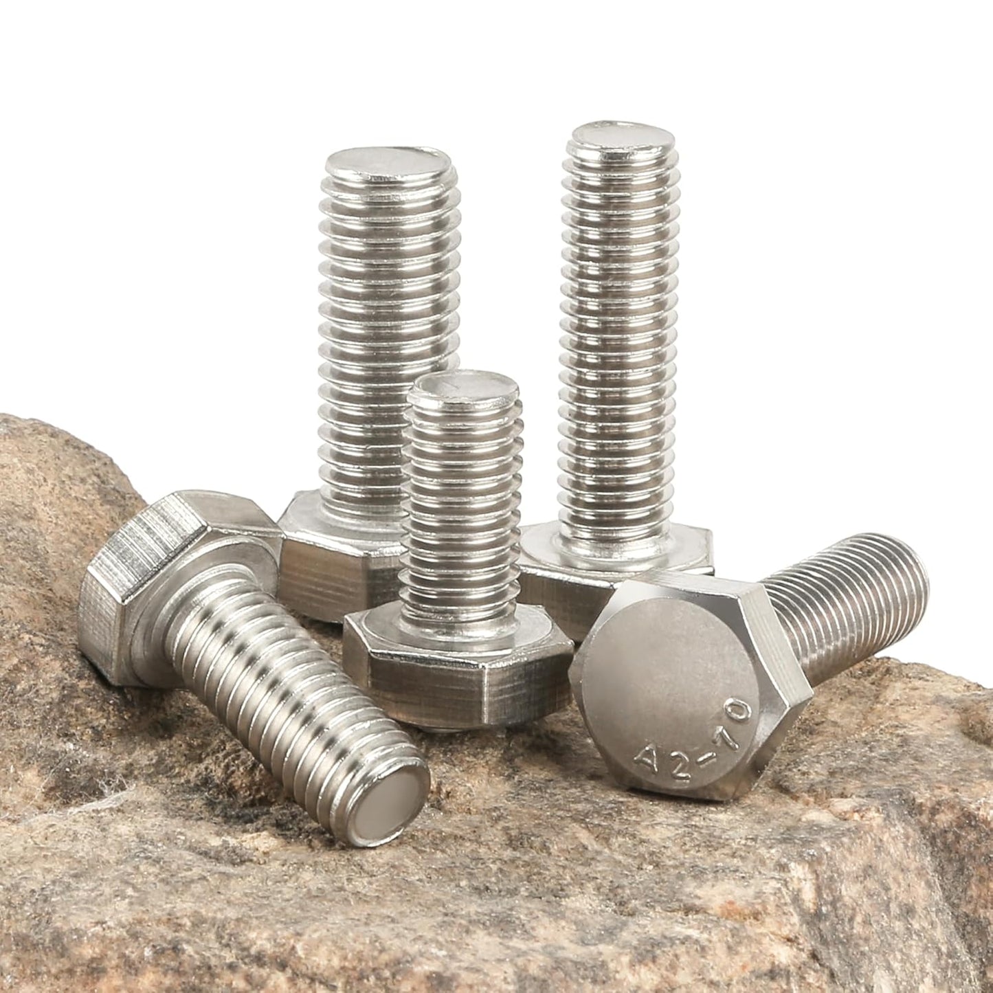 780pcs Hex Bolts and Nuts kit, 304 Stainless Steel M6 M5 M4 M3 Metric Bolt Assortment (Lock & Flat Washers), Stainless Steel Bolts and Nuts kit, Metric Screw Assortment