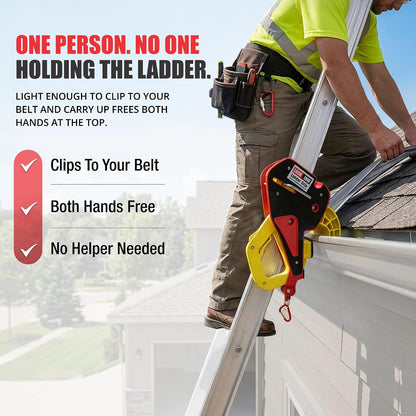 Lock Jaw Ladder Grip - Ladder Safety Clip - Feel secure on your ladders and climb safer by Ladder GripL8