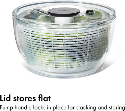 OXO Good Grips Good Grips Salad Spinner, 10.25-Inch Clear
